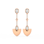 Load image into Gallery viewer, Pure Elegance Lab Grown Diamond Drop Earrings by Stefee Jewels