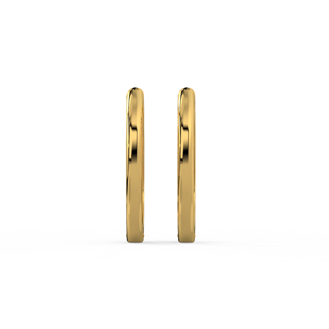 Huggie Hoops Lab Grown Diamond Earrings by Stefee