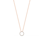 Load image into Gallery viewer, Mini Circle Lab Grown Diamonds Pendant by Stefee