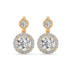 Load image into Gallery viewer, Signature Cross  Lab Grown Diamond Studs By Stefee Jewels