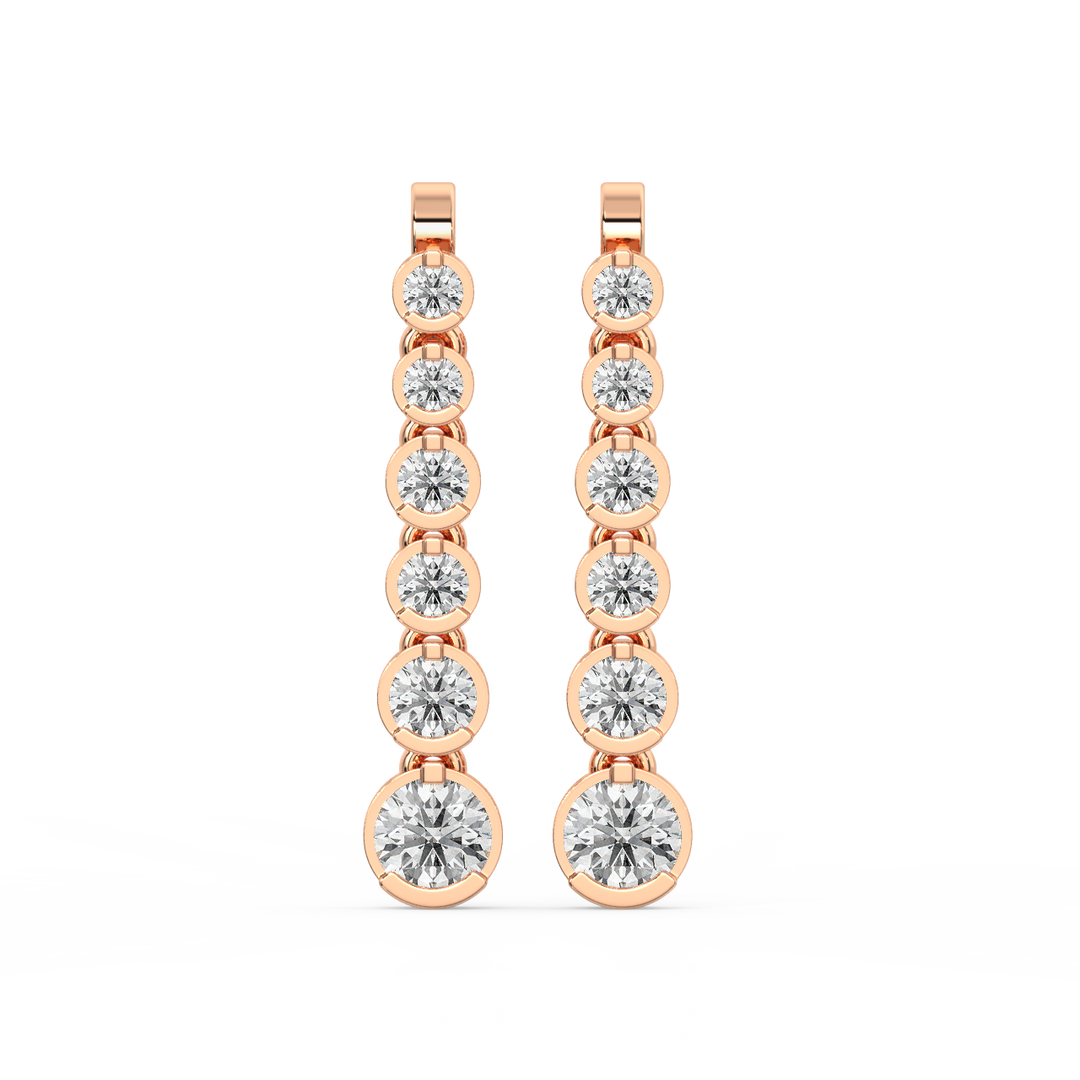 Partywear Traditional Lab Grown Diamond Earrings By Stefee Jewels