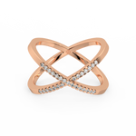 Load image into Gallery viewer, Signum Cross Lab Grown Diamond Ring by Stefee Jewels