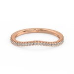 Load image into Gallery viewer, Slight Rippling Round Lab Grown Diamond Ring by Stefee Jewels