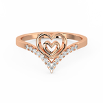 Load image into Gallery viewer, The Heart   Lab Grown Diamond Ring by Stefee Jewels