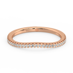 Load image into Gallery viewer, Very Slight Rippling Round Lab Grown Diamond Ring by Stefee Jewels