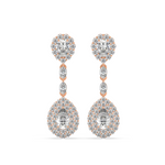 Load image into Gallery viewer, Classic Round  Lab Grown Diamond Ear Studs By Stefee Jewels
