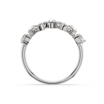Load image into Gallery viewer, Multi-Shape Half Band Lab Grown - Engagement Diamond Ring by Stefee Jewels