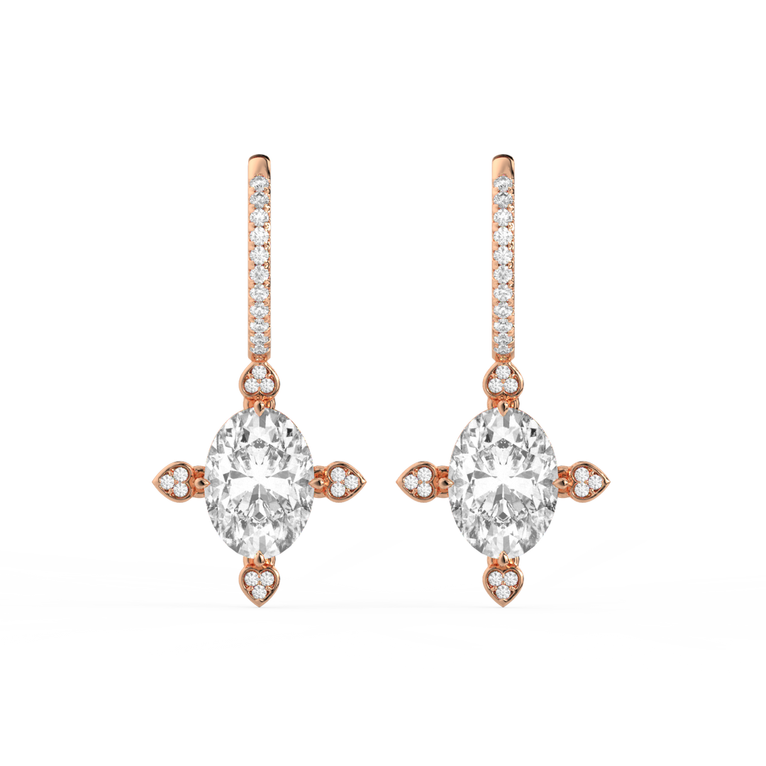 Minimalist  Lab Grown Diamond  Studs By Stefee Jewels
