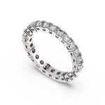 Load image into Gallery viewer, Large Petite Brilliant Round Band Lab Grown Diamond Ring by Stefee Jewels