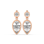 Load image into Gallery viewer, The Leafy  Lab Grown Diamond Earrings By Stefee Jewels
