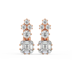 Load image into Gallery viewer, Elegant Twinkles Lab Grown Diamond Studd Earrings by Stefee Jewels