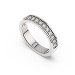 Load image into Gallery viewer, Trailing Lab Grown Diamond Band Ring by Stefee