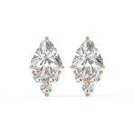 Load image into Gallery viewer, Classic Sparkle Lab Grown Diamond Stud Earrings by Stefee Jewels