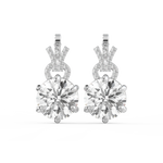 Load image into Gallery viewer, Elegant Glimmer Lab Grown Diamond Stud Earrings by Stefee Jewels