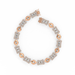 Load image into Gallery viewer, Minimalist Sparkle Lab Grown Diamond Chain Bracelet by Stefee Jewels