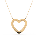 Load image into Gallery viewer, Open Heart Lab Grown Diamond Pendant by Stefee