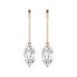 Load image into Gallery viewer, Exqusite Lab Grown Diamond Drop  Earrings By Stefee Jewels