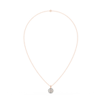Load image into Gallery viewer, Radiant Flora Lab Grown Diamond  Pendant Set by Stefee Jewels