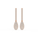 Load image into Gallery viewer, Diamond Dazzle Lab Grown Diamond Drop Earrings by Stefee Jewels