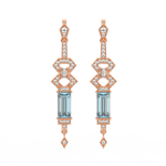 Load image into Gallery viewer, Pure Glow Lab Grown Diamond Drop Earrings by Stefee Jewels