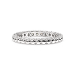 Load image into Gallery viewer, Small Petite Brilliant Round Band Lab Grown Diamond  Ring by Stefee Jewels