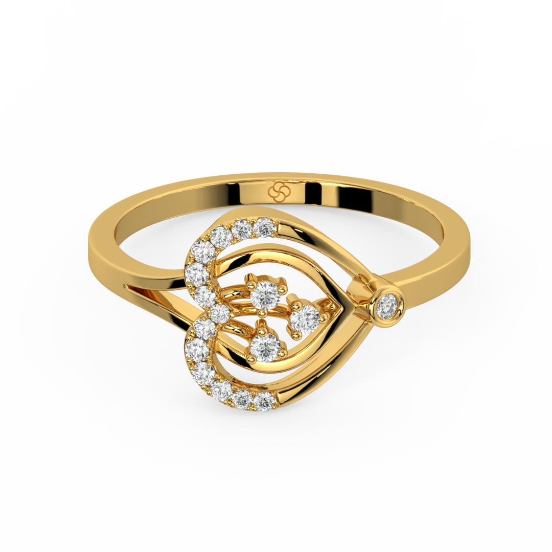 Cocktail  Lab Grown Diamond Ring by Stefee Jewels