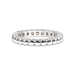 Load image into Gallery viewer, Large Petite Brilliant Round Band Lab Grown Diamond Ring by Stefee Jewels