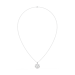 Load image into Gallery viewer, Striking Floral Lab Grown Diamond Pendant by Stefee Jewels