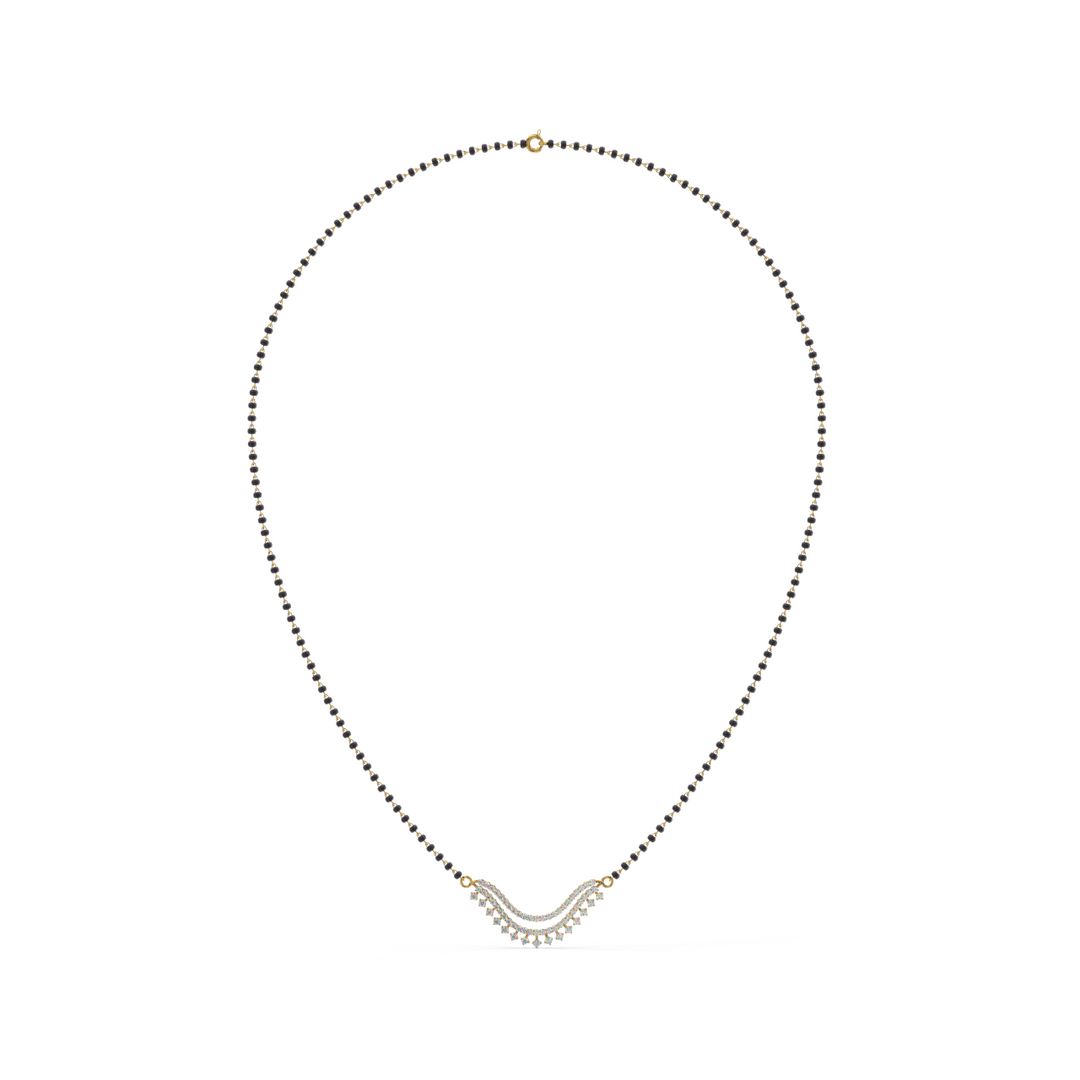 Sparkling Elegant  Lab Grown Diamond Necklace by Stefee Jewels
