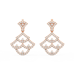 Load image into Gallery viewer, Brilliant Chains Lab Grown Diamond Drop Earrings by Stefee Jewels