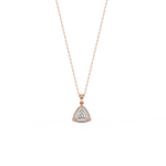 Load image into Gallery viewer, Triangle Fiesta lab Grown Diamond  Pendant Set by Stefee Jewels
