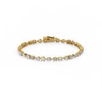 Load image into Gallery viewer, Small Multi-Shape Lab Grown Diamond Bracelet by Stefee