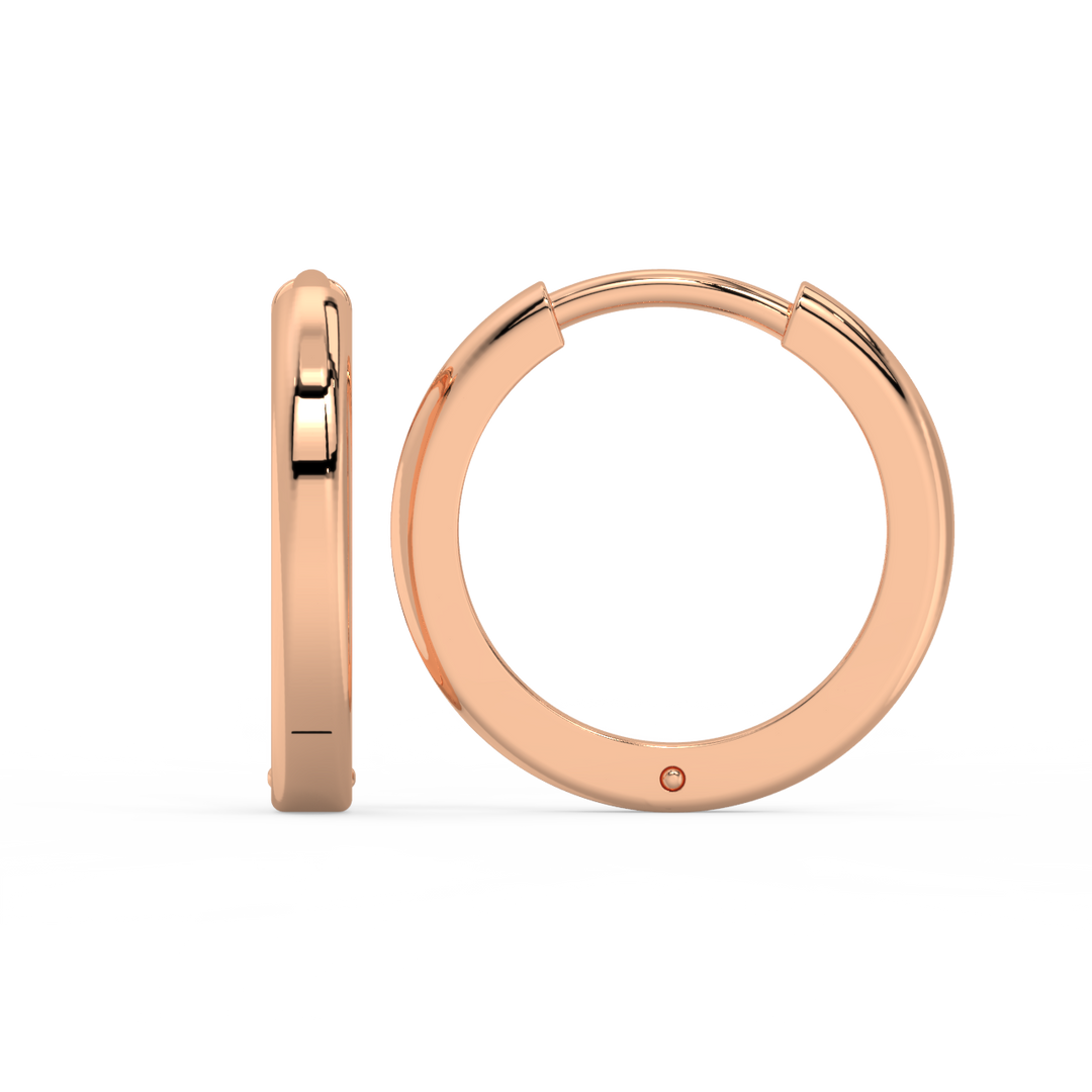 Huggie Hoops Lab Grown Diamond Earrings by Stefee