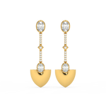 Load image into Gallery viewer, Pure Elegance Lab Grown Diamond Drop Earrings by Stefee Jewels