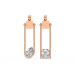 Load image into Gallery viewer, Twinkling Treasures Lab Grown Diamond Drop Earrings by Stefee Jewels