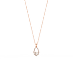 Load image into Gallery viewer, Hamsa Lab Grown Diamond Pendant by Stefee