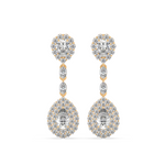 Load image into Gallery viewer, Classic Round  Lab Grown Diamond Ear Studs By Stefee Jewels