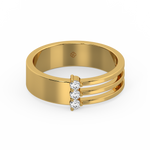Load image into Gallery viewer, Triple Wave Lab Grown Diamond Ring by Stefee Jewels