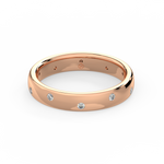 Load image into Gallery viewer, Stacking Band Ring with Lab Grown Diamond by Stefee