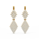 Load image into Gallery viewer, Lab Grown Diamond Raindrop Earrings  By Stefee Jewels
