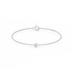 Load image into Gallery viewer, Bezel Set Lab Grown Diamond Bracelet by Stefee