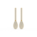 Load image into Gallery viewer, Diamond Dazzle Lab Grown Diamond Drop Earrings by Stefee Jewels