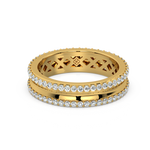 Load image into Gallery viewer, 2 Lab Grown Diamond Bands Ring by Stefee Jewels (Copy)