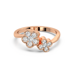 Load image into Gallery viewer, Clustered Gems Lab Grown Diamond  Ring by Stefee Jewels