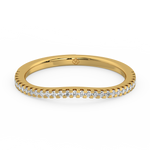 Load image into Gallery viewer, Very Slight Rippling Round Lab Grown Diamond Ring by Stefee Jewels