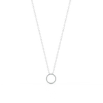 Load image into Gallery viewer, Mini Circle Lab Grown Diamonds Pendant by Stefee
