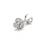 Load image into Gallery viewer, Round Lab Grown Diamond Bezel Earrings by Stefee