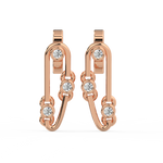 Load image into Gallery viewer, Glowing Grace Lab Grown Diamond Drop Earrings by Stefee Jewels