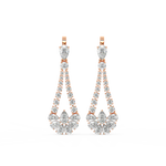 Load image into Gallery viewer, Flora Lab Grown Diamond  Danglers By Stefee Jewels