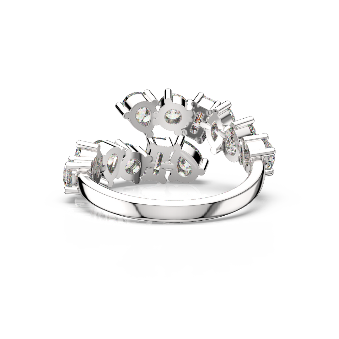 Multi-Shape Twist - Lab Grown Diamond Ring by Stefee